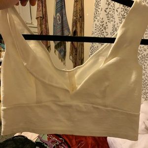 White crop top